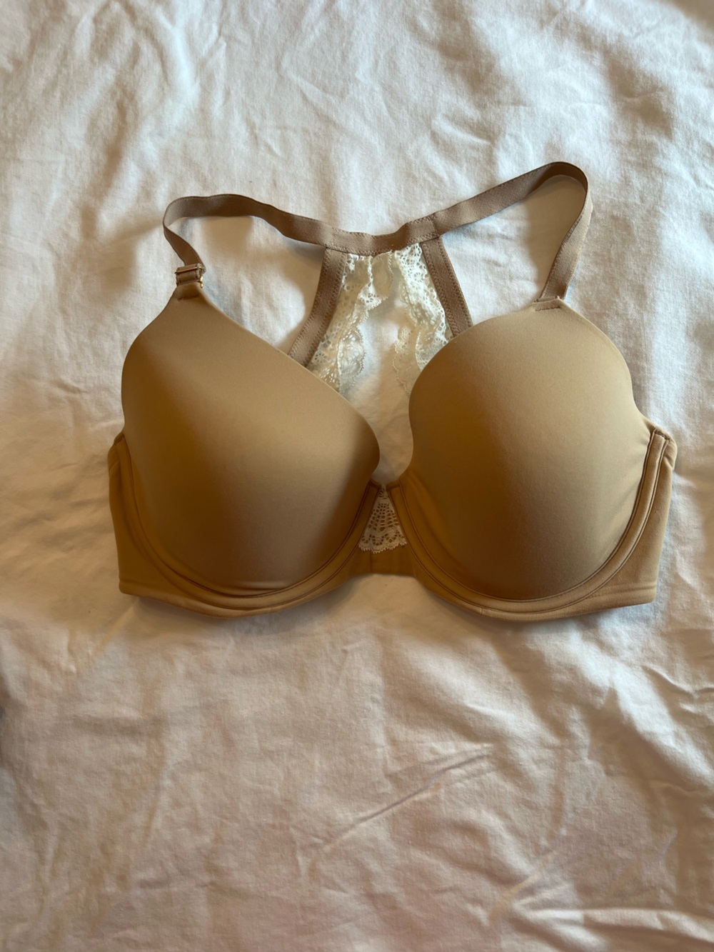 Soma Nude Embraceable Racerback Lace tshirt bra